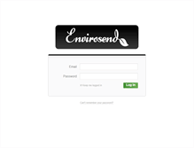 Tablet Screenshot of interface.envirosend.co.uk